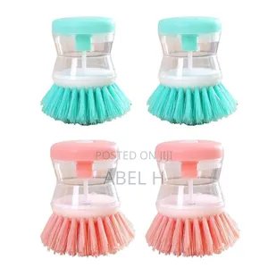 Photo - 4PCS Soap Dispensing Dish Brush | Scrubber