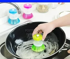 4PCS Soap Dispensing Dish Brush | Scrubber