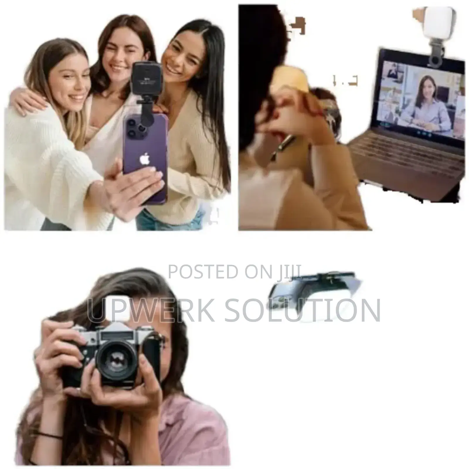 The Porodo Lifestyle Clip-on Fill Light