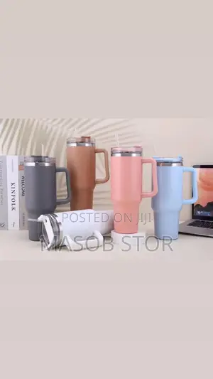 Photo - Double Layer Isolated Tumblers With Straw (Travel Cup)