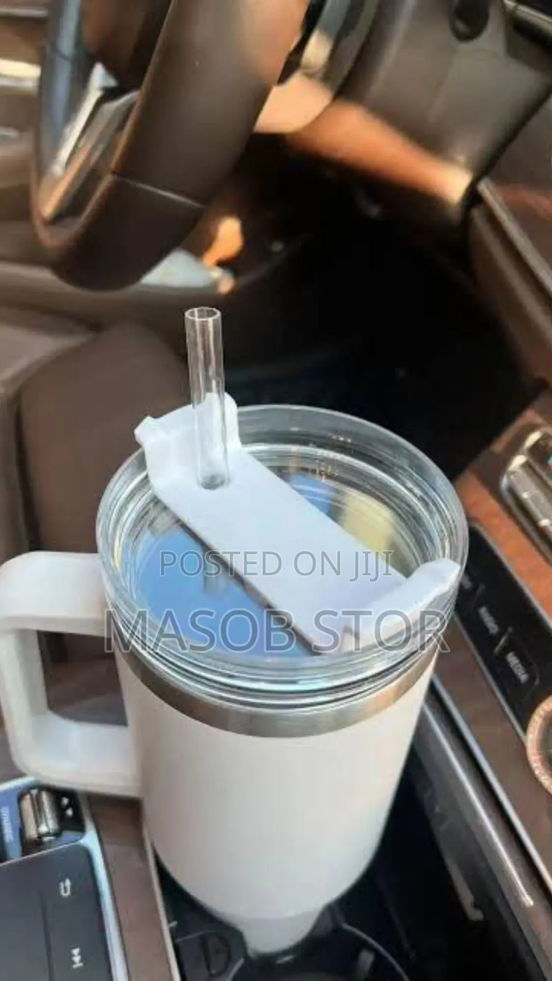 Double Layer Isolated Tumblers With Straw (Travel Cup)