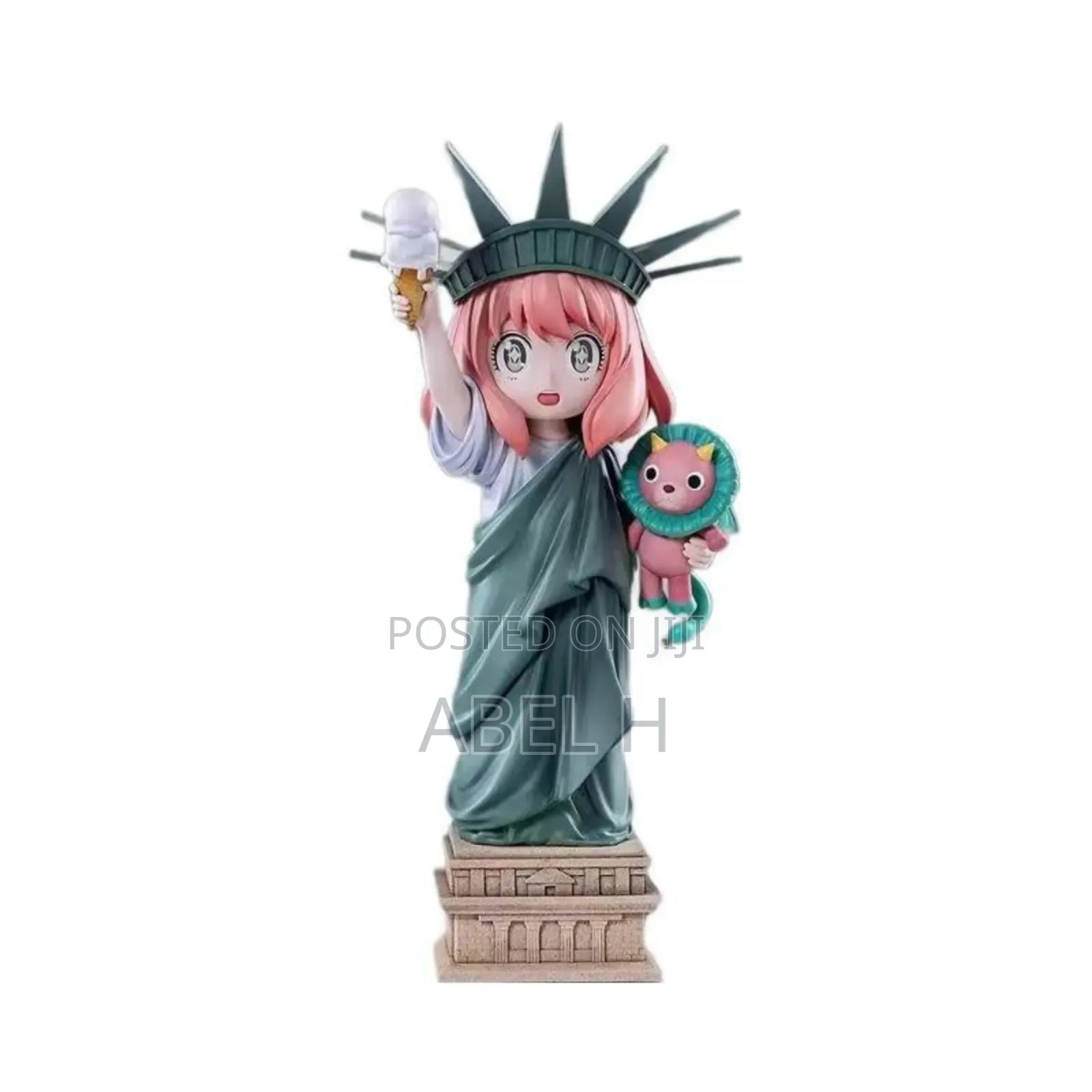 Anya Forger Liberty Goddess Resin Figurine Doll Spy X Family