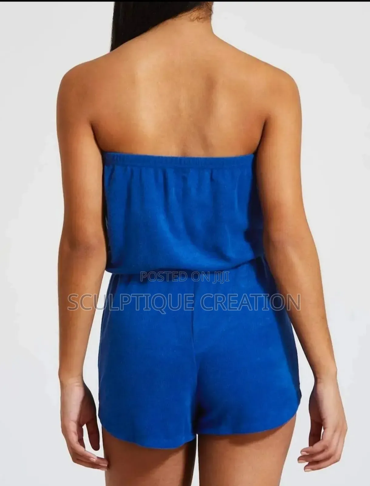 Towelling Playsuit From Europe