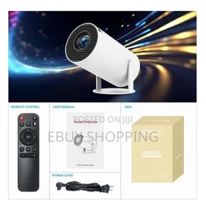 Photo - **140-Inch Smart Projector – Wifi, Hdmi, Usb, Home Cinema