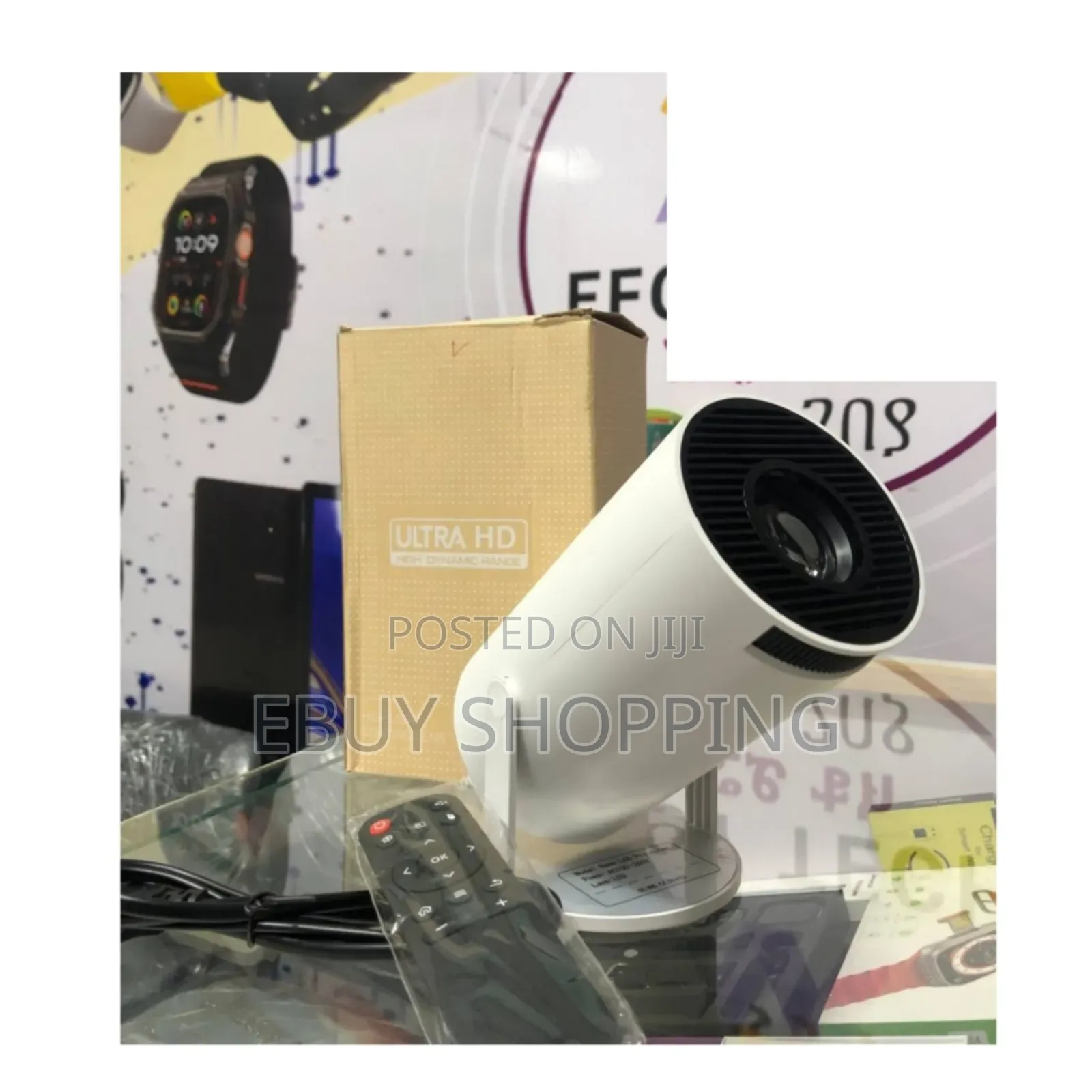 **140-Inch Smart Projector – Wifi, Hdmi, Usb, Home Cinema