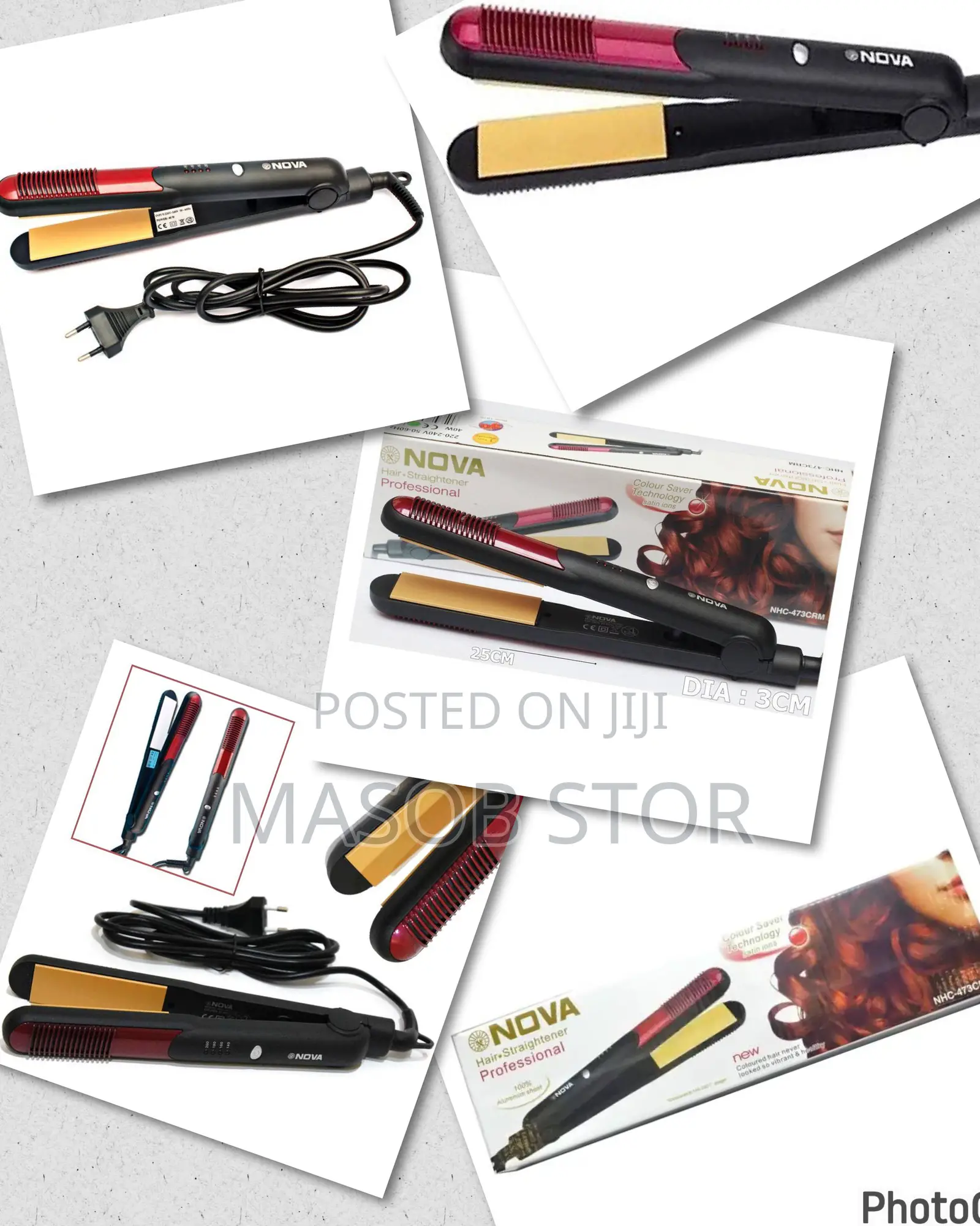 Nova Hair Straightener / የፀጉር መተኮሻ