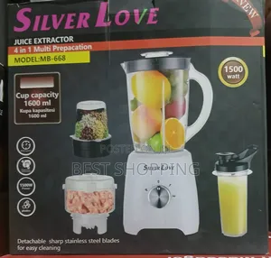 Silver Love 4 in 1 Blender Grinder Jug Meat Grinder