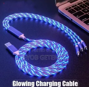 Photo - Glowing Charger Cable 3 In 1
