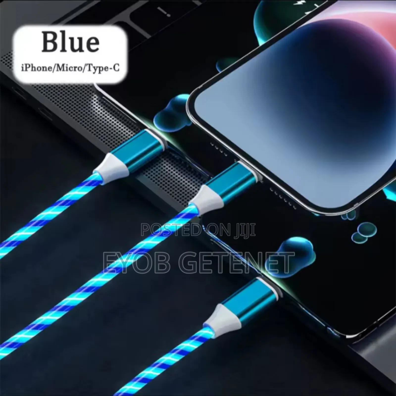 Glowing Charger Cable 3 In 1
