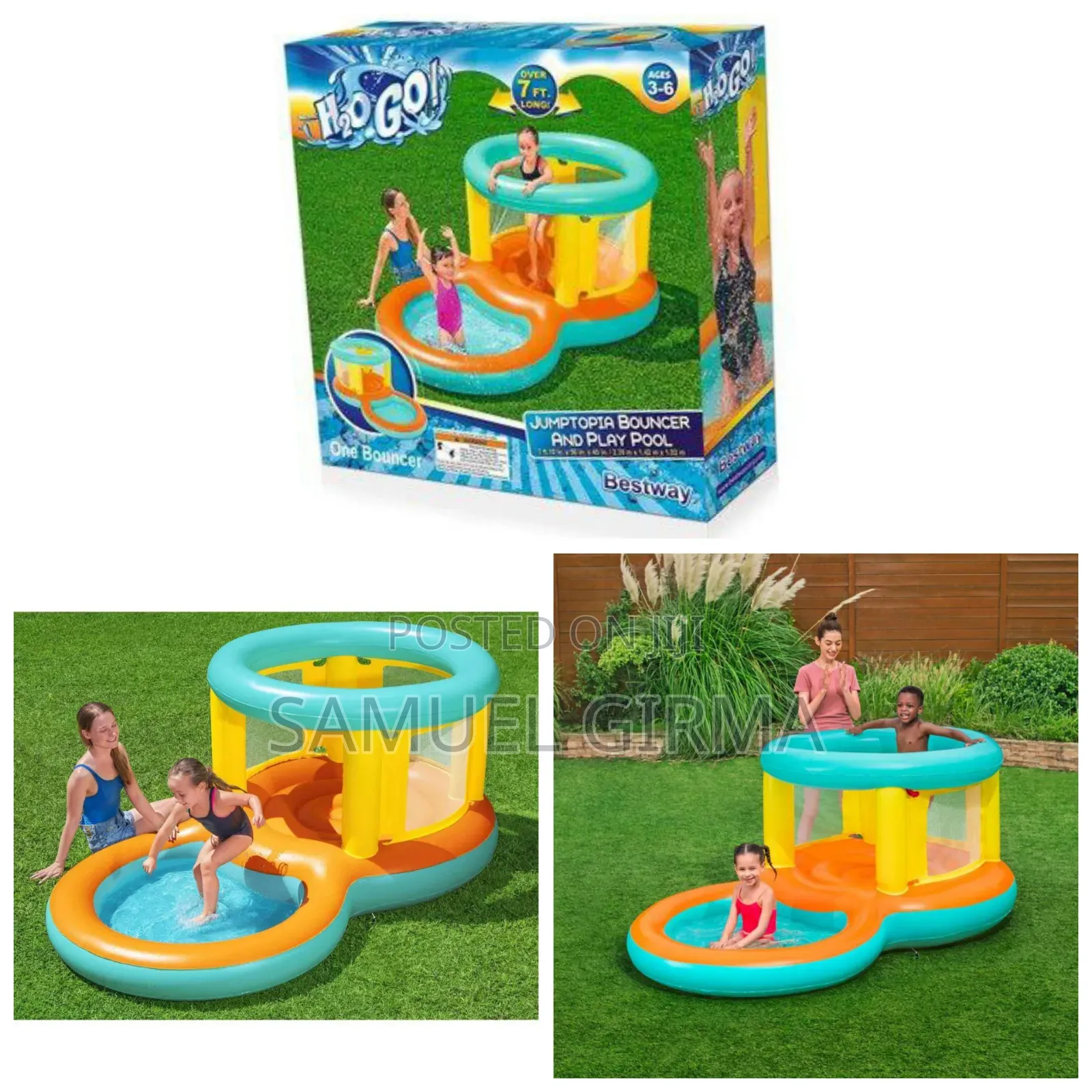 Bestway Jumptopia Bouncer and Play Pool