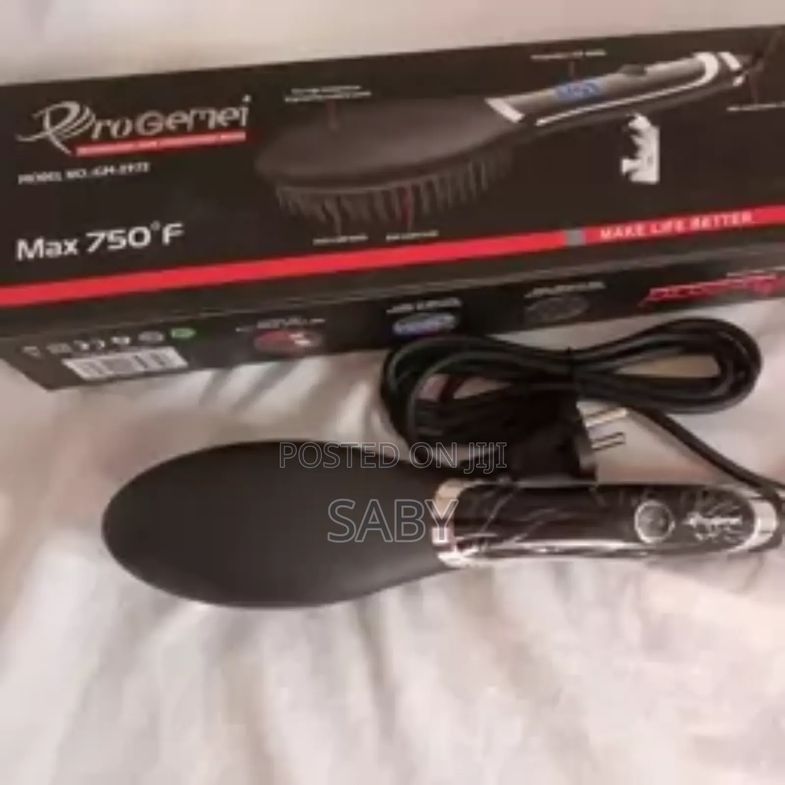 Progemei Professional Hair Straightener Brush