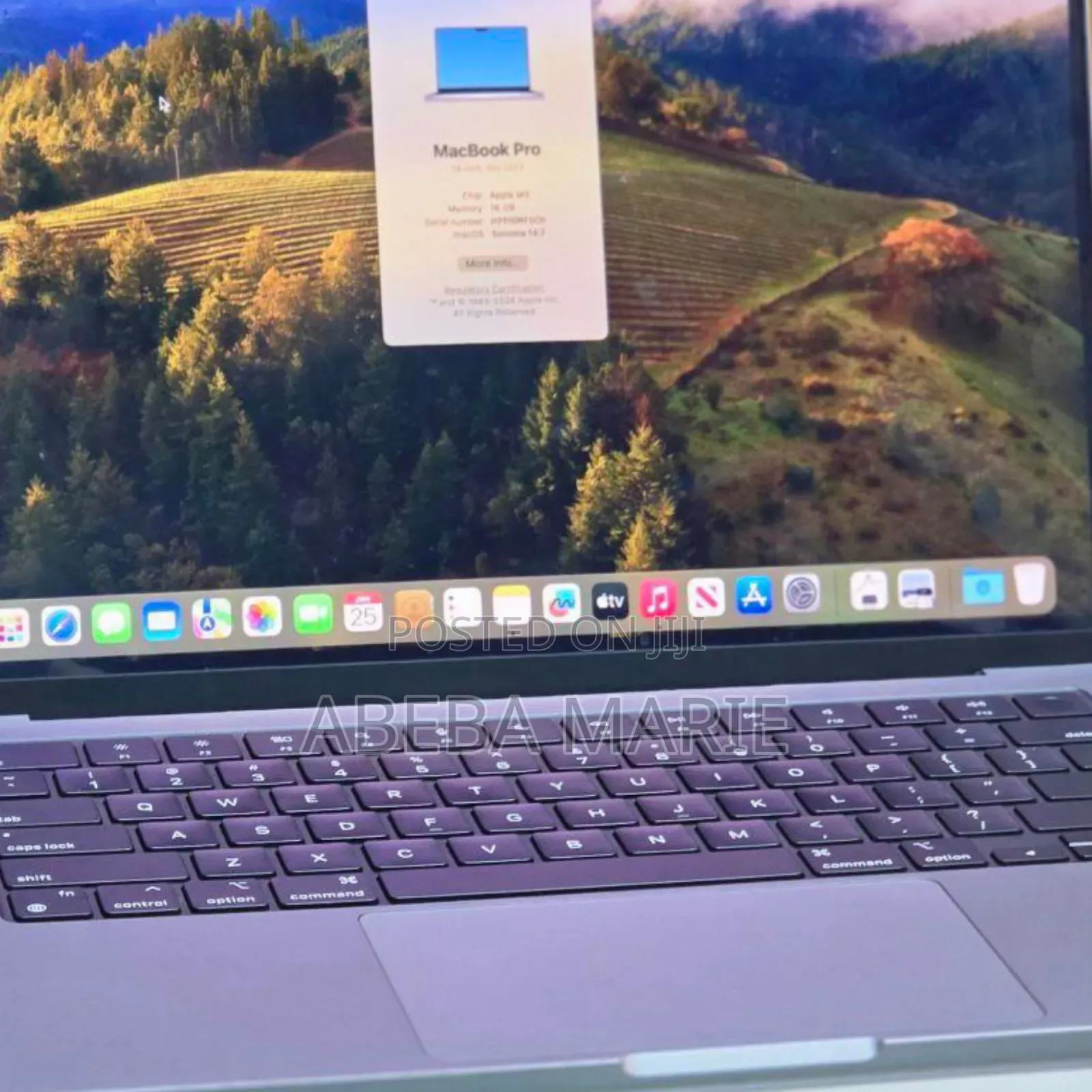 New Laptop Apple MacBook Pro 2023 M3 14-Inch 18GB Apple M3 Pro SSD 1T