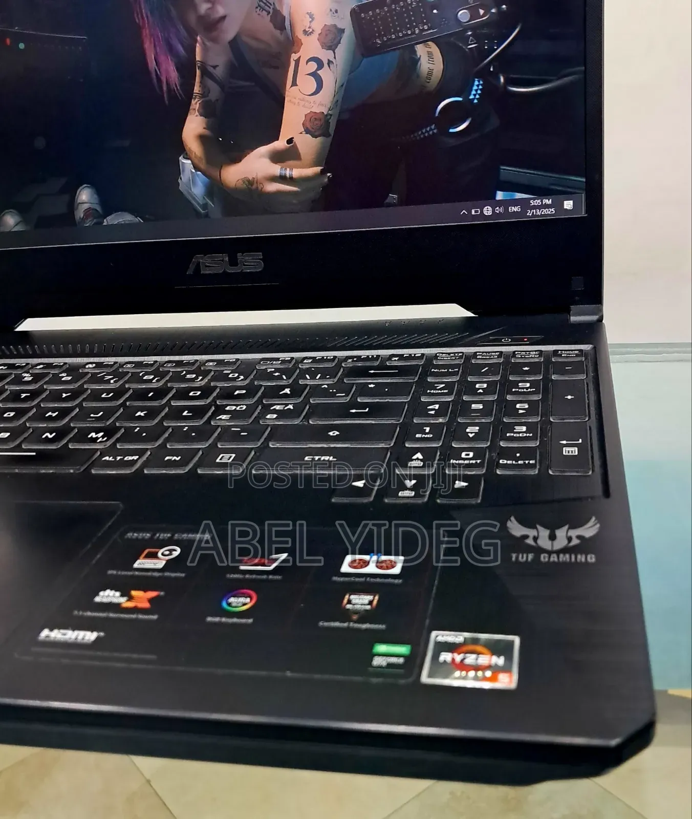 New Laptop Asus TUF Gaming A15 16GB AMD Ryzen 5 SSD 512GB