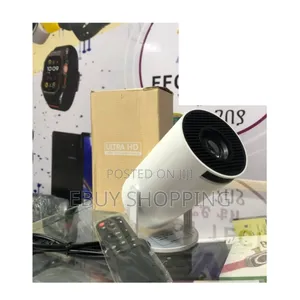 1080p Android Projector–Bluetooth 180° Rotatable Hi-Fi Sound