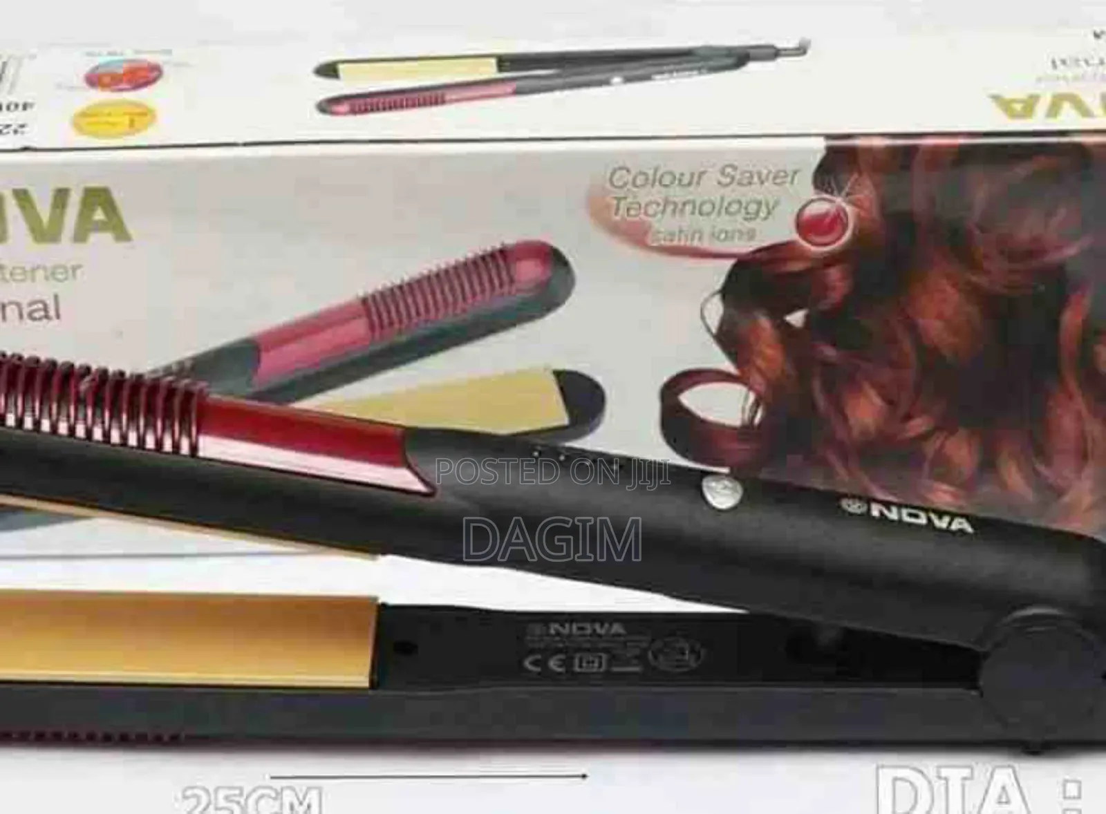 NOVA Temperature Control NHC-473CRM Hair Straightener