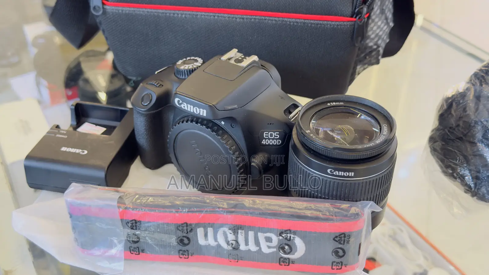 Canon 4000d Camera With Full Accessory