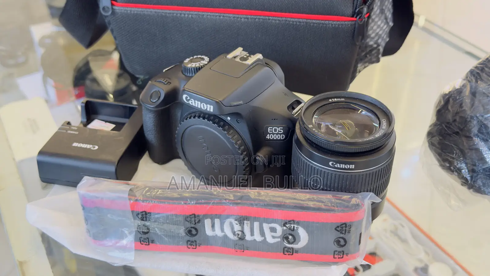 Canon 4000d Camera With Full Accessory