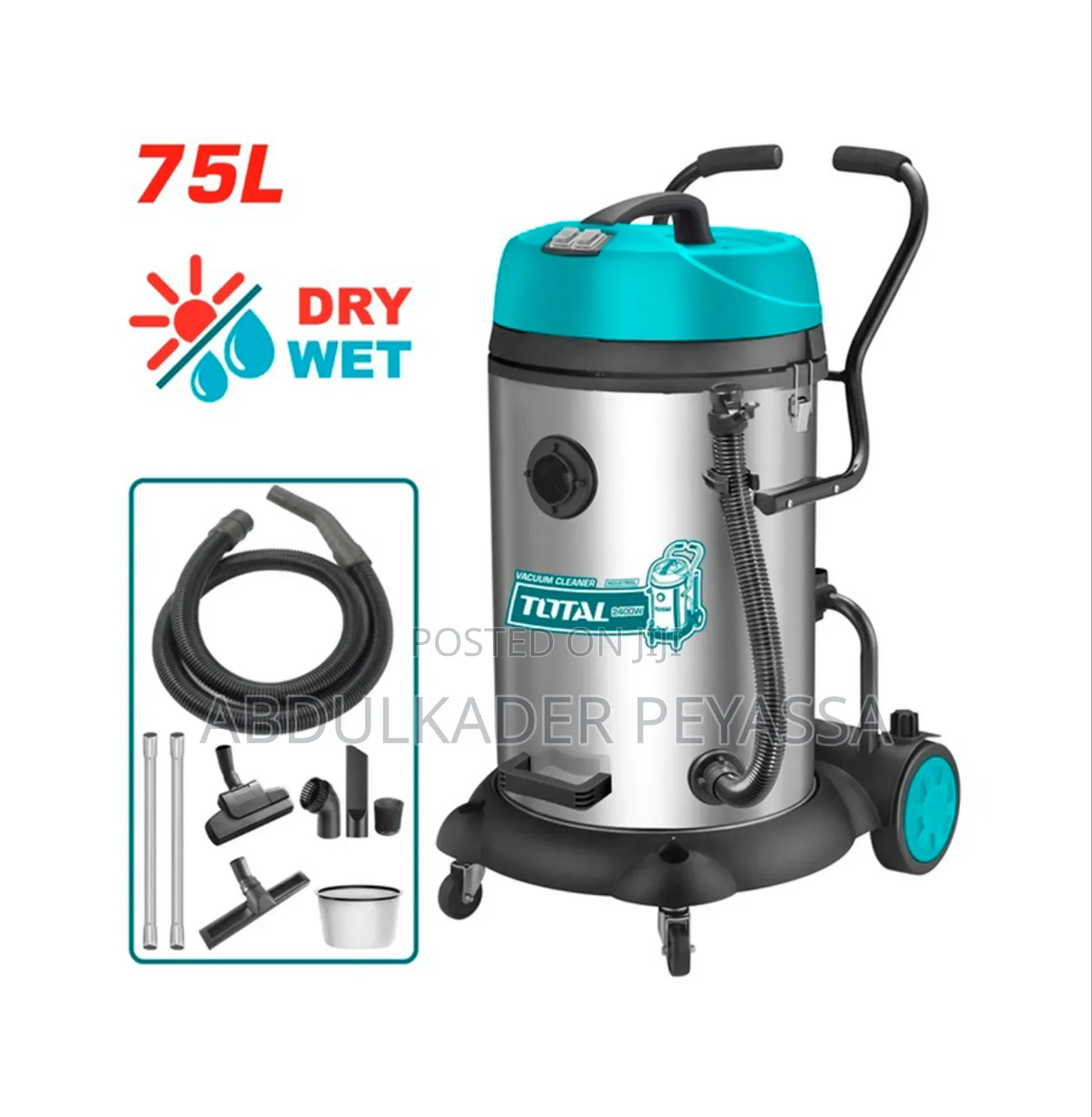 Total Vaccum Cleaner 75liter