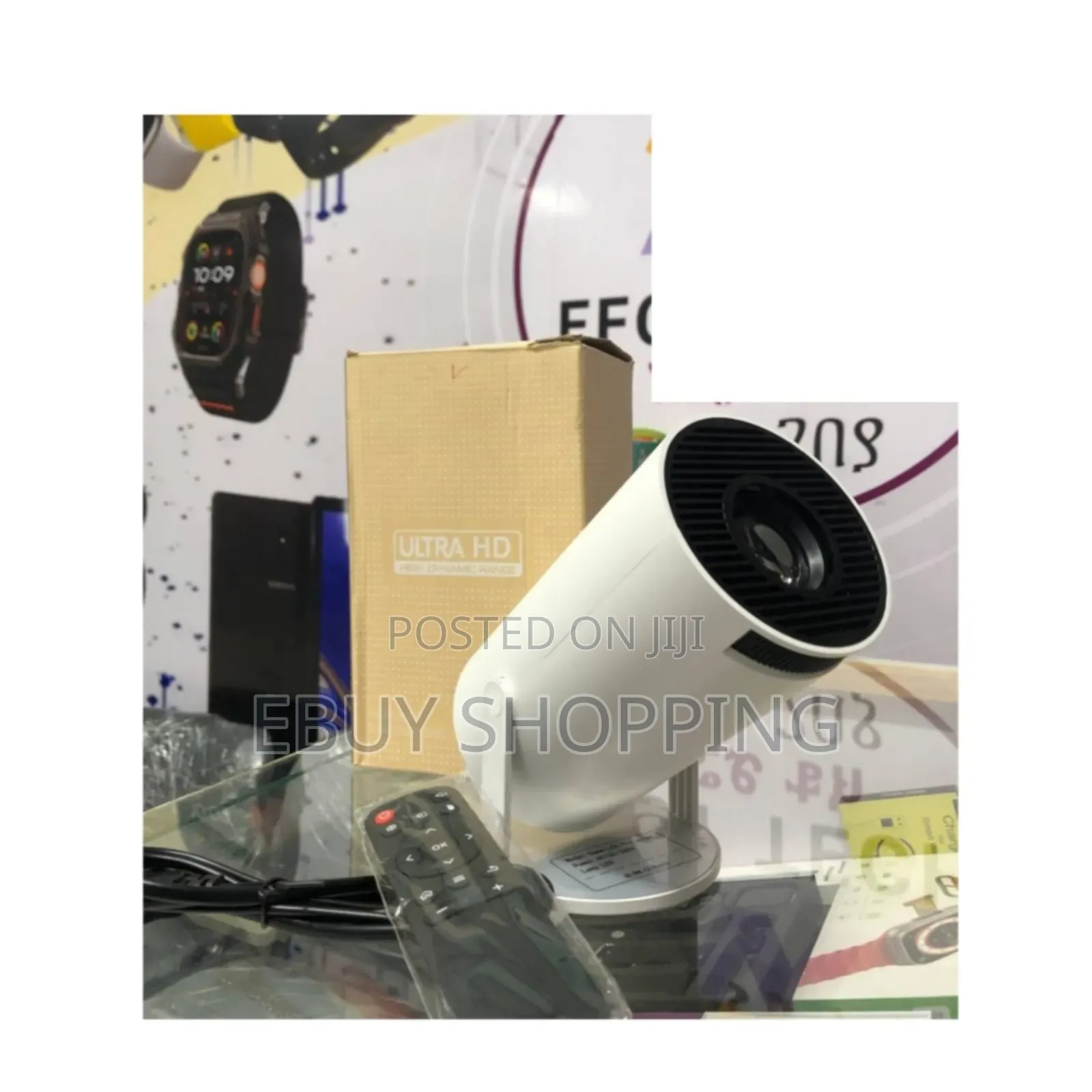 Home Theater Projector–140" Display, Android Os, Hdmi Usb