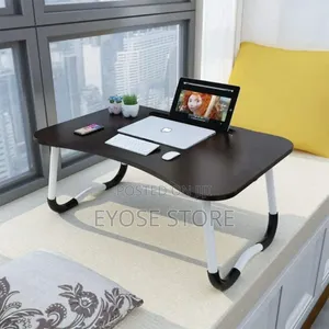 Portable Laptop Table With Cup Holder
 High Quality !!