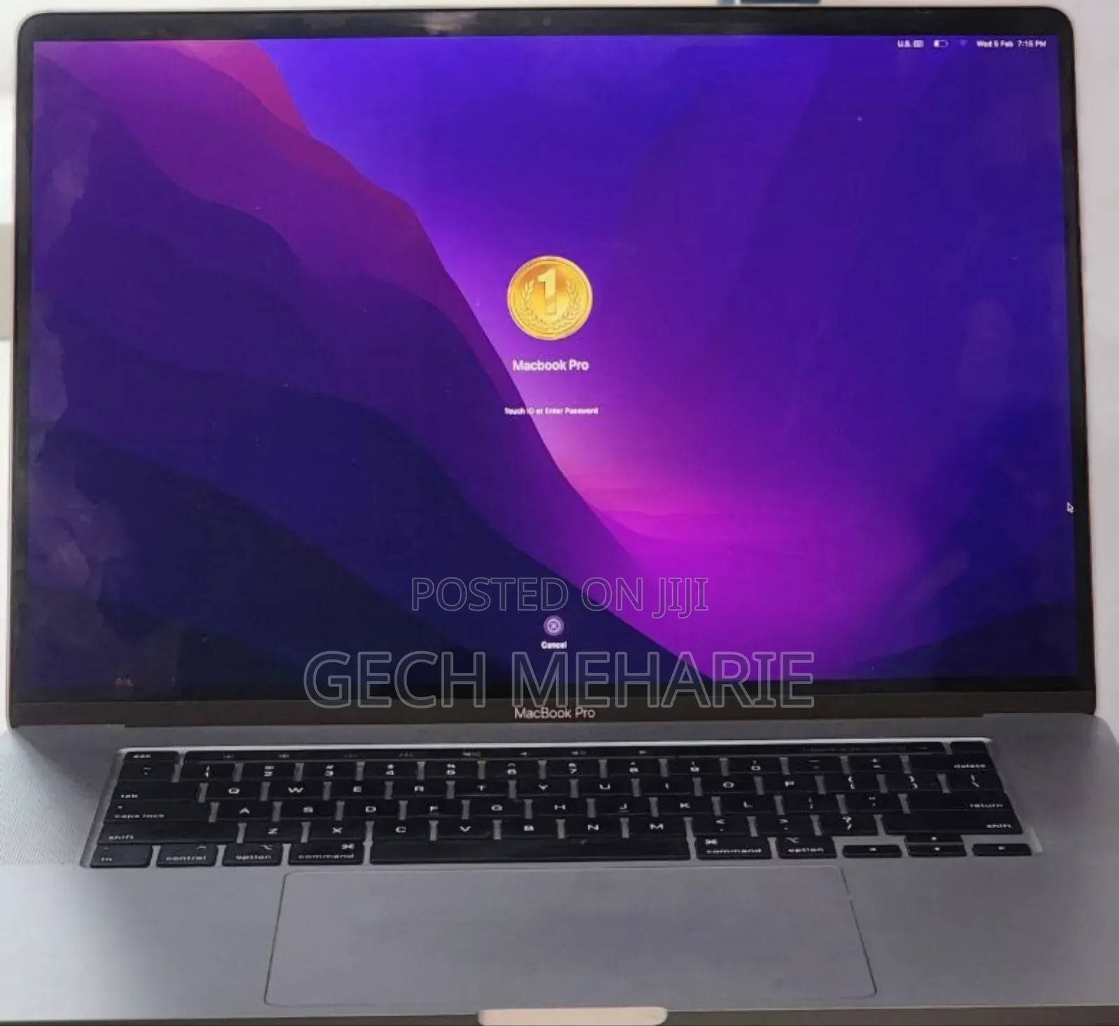 New Laptop Apple MacBook Pro 2019 16GB Intel Core I9 SSD 1T
