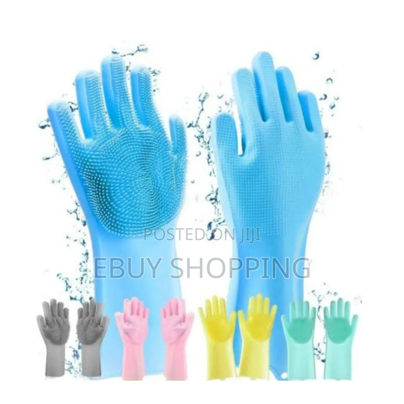 እጅዎ በሳሙና እና በውሀ ብዛት እንዳይጎዳ.2pcs Silicone Dish Washing Glove