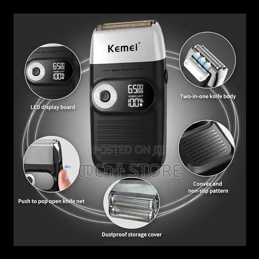 2in1 Kemei Electric Shaver