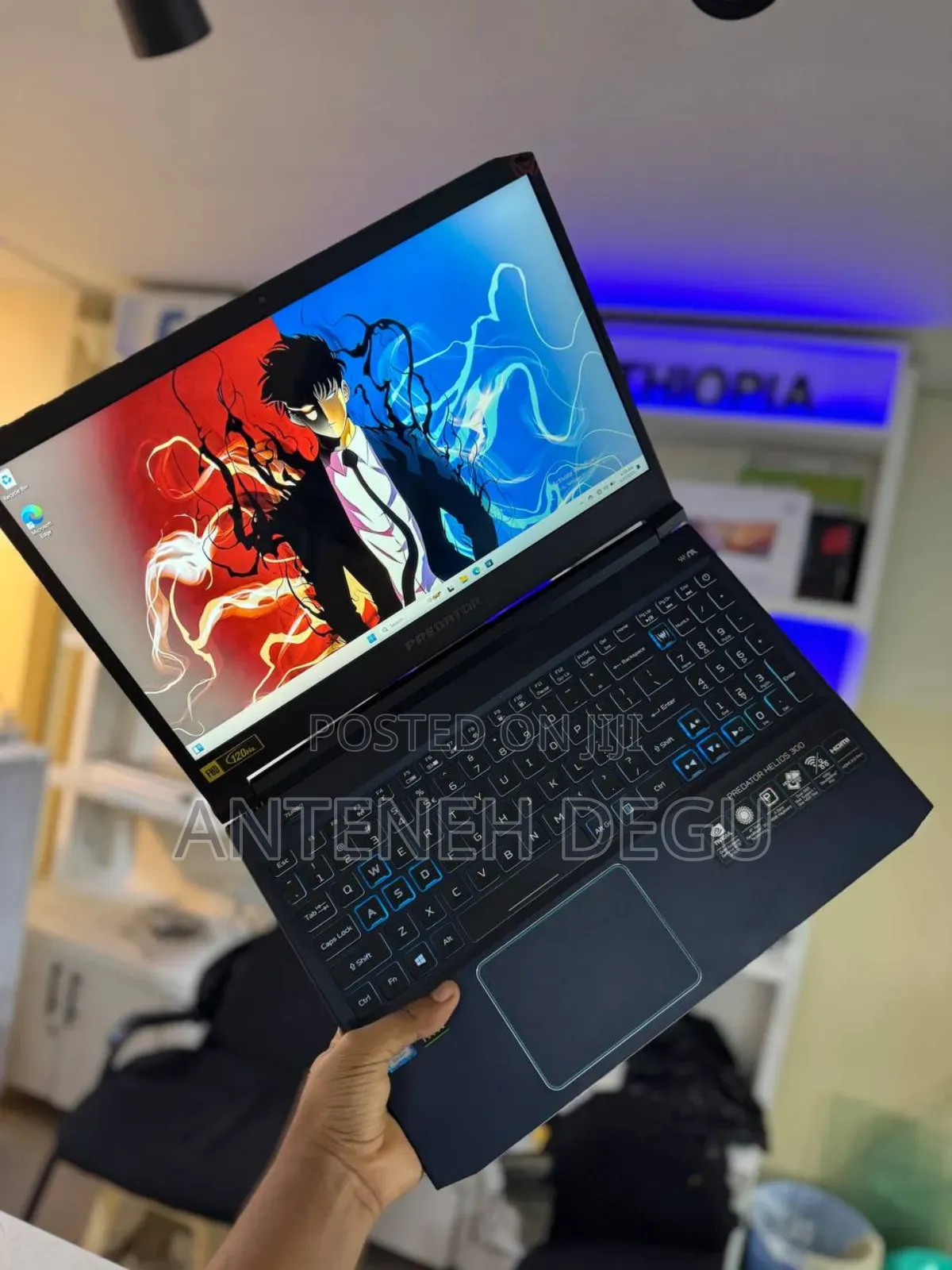 New Laptop Acer Predator Helios 300 16GB Intel Core I7 HDD+SSD 256GB