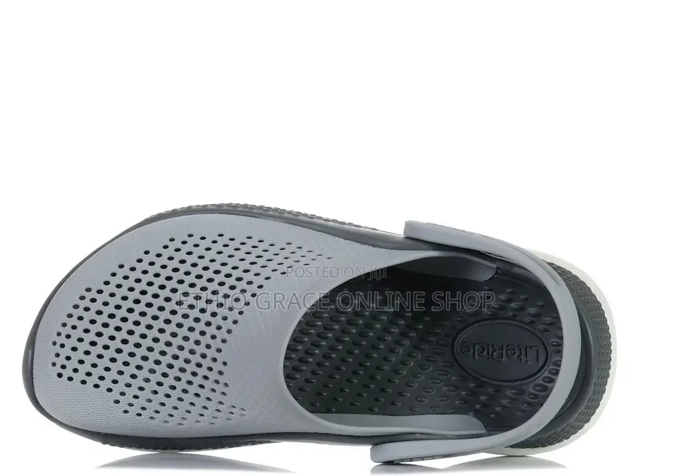 Gray Crocs for All Comfort