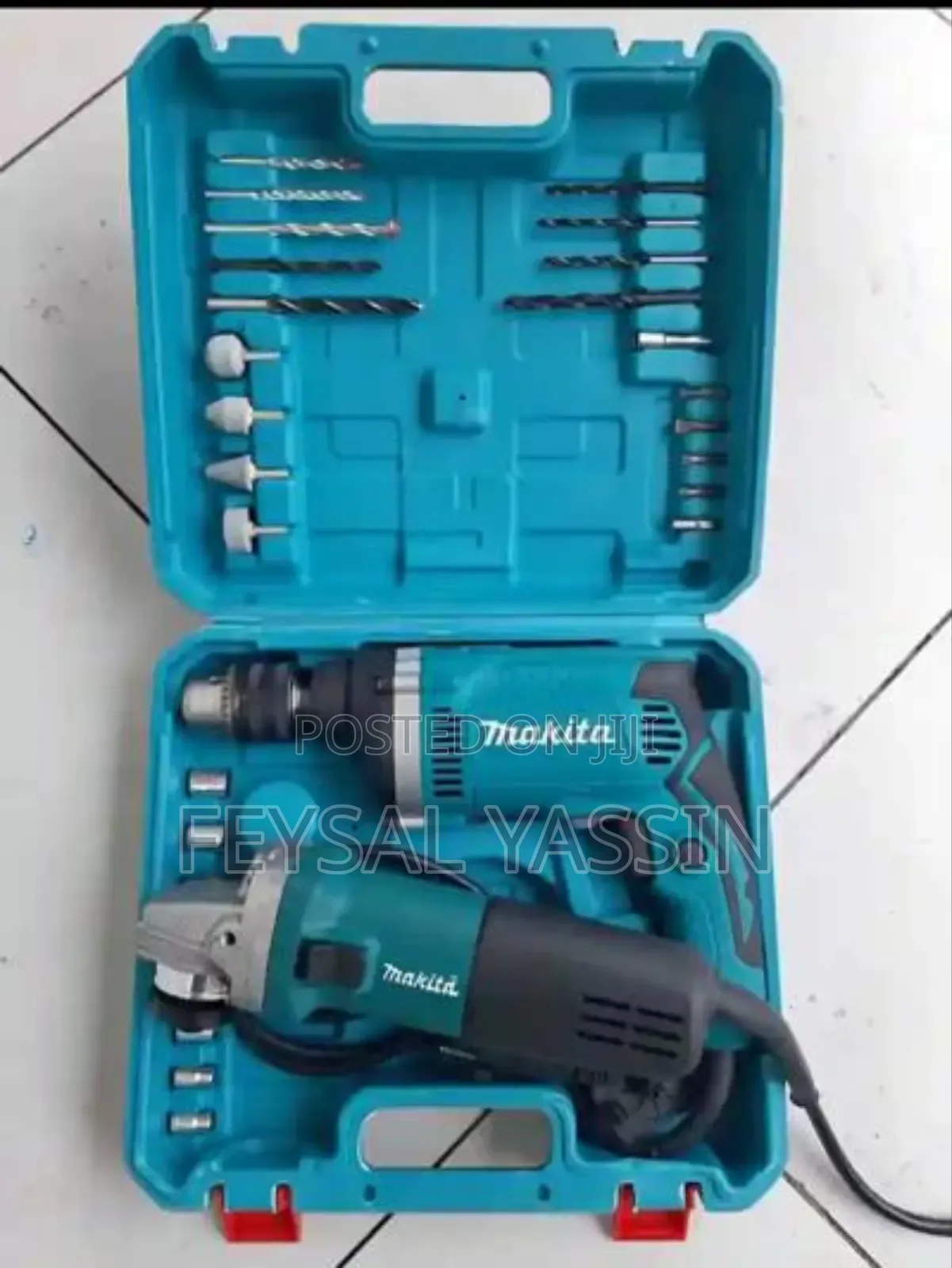 Makita Drill and Grinder With Full Accessory