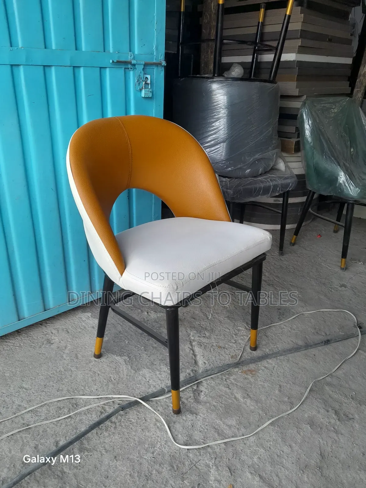 Dining Metal Legs With Leather Chairs Hotel Restaurant