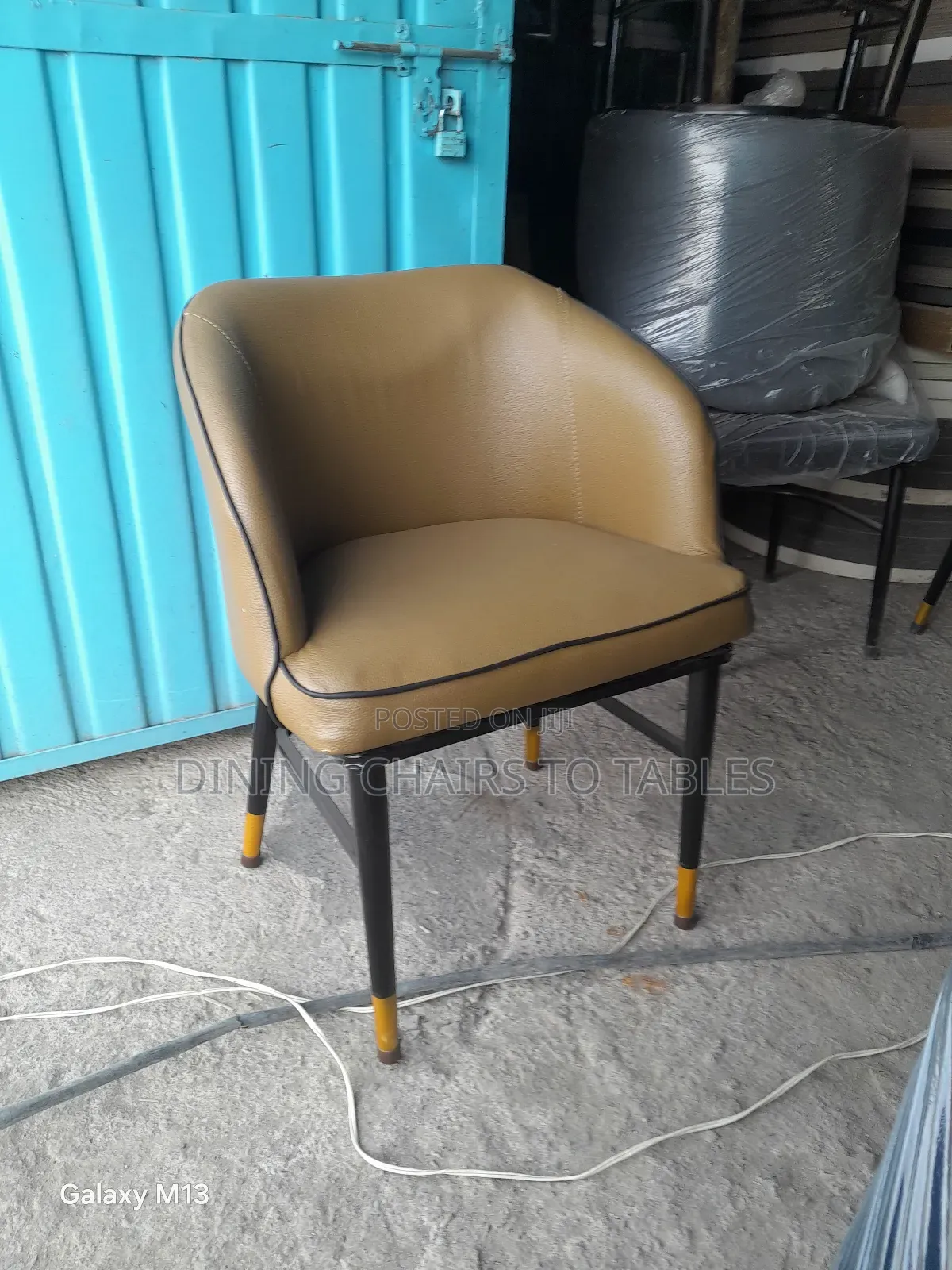 Dining Metal Legs With Leather Chairs Hotel Restaurant