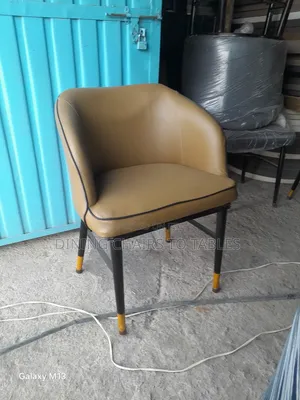 Dining Metal Legs With Leather Chairs Hotel Restaurant