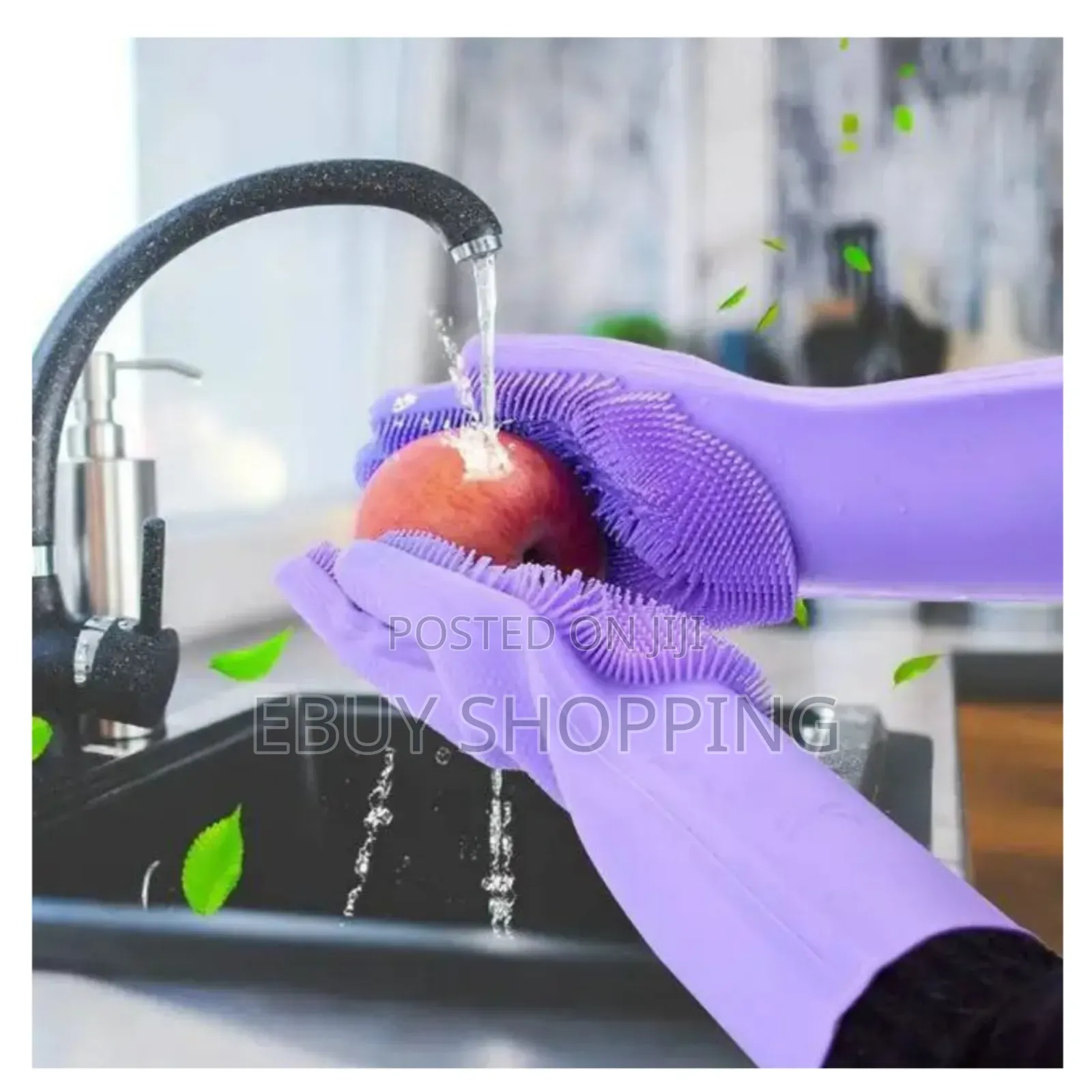 High Quality እቃዎችን ወለሎችን የሚያስችልዎ 2pcs Dish Washing Glove