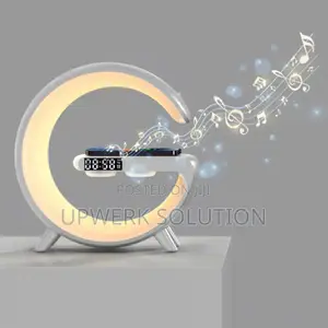 G-Shape Lamp With Wireless Charger and Bluetooth Speaker