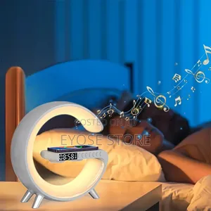 G-Shape Lamp With Wireless Charger and Bluetooth Speaker
