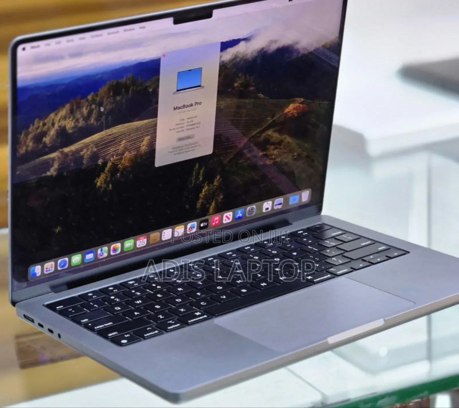 New Apple MacBook Pro 2023 M3 14-Inch 16GB Apple M3 Pro SSD 512GB