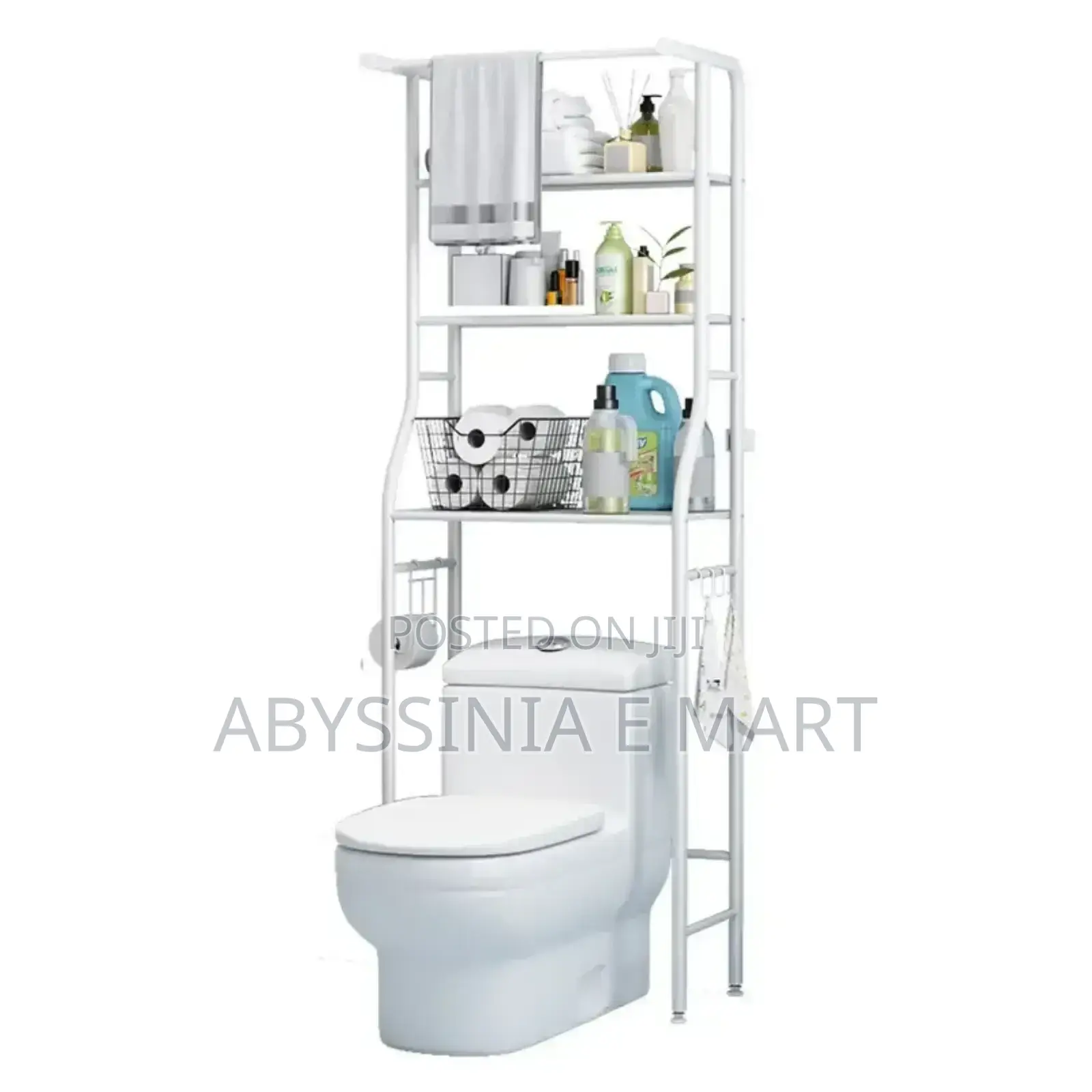 የመፀዳጃ ቤት ዕቃዎች መደርደሪያ Storage Rack