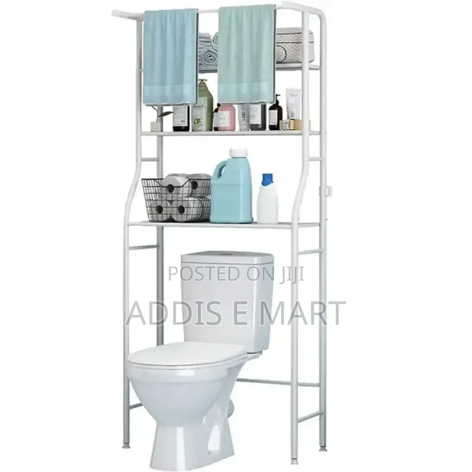 Over Bathroom and Laundry Machine Storage Rack