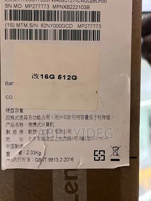 New Laptop Lenovo 16GB Intel Core I5 SSD 512GB