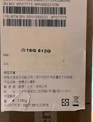 New Laptop Lenovo IdeaPad 330S 16GB Intel Core I5 SSD 512GB