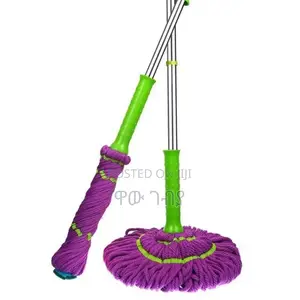 በራሱ ይጨምቃል ከእጅ ንኪኪ ነፃtelescopic Stainless Steel Majic Mop