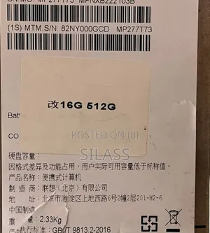 Photo - New Laptop Lenovo IdeaPad Z370 16GB Intel Core I5 SSD 512GB