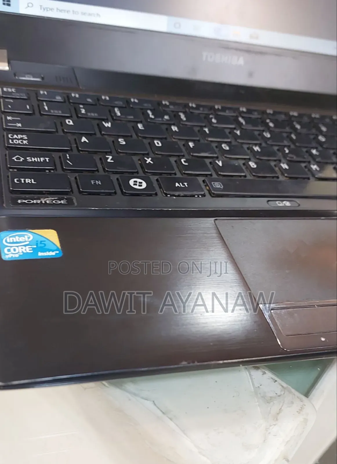 New Laptop Toshiba 8GB Intel Core I5 SSD 256GB