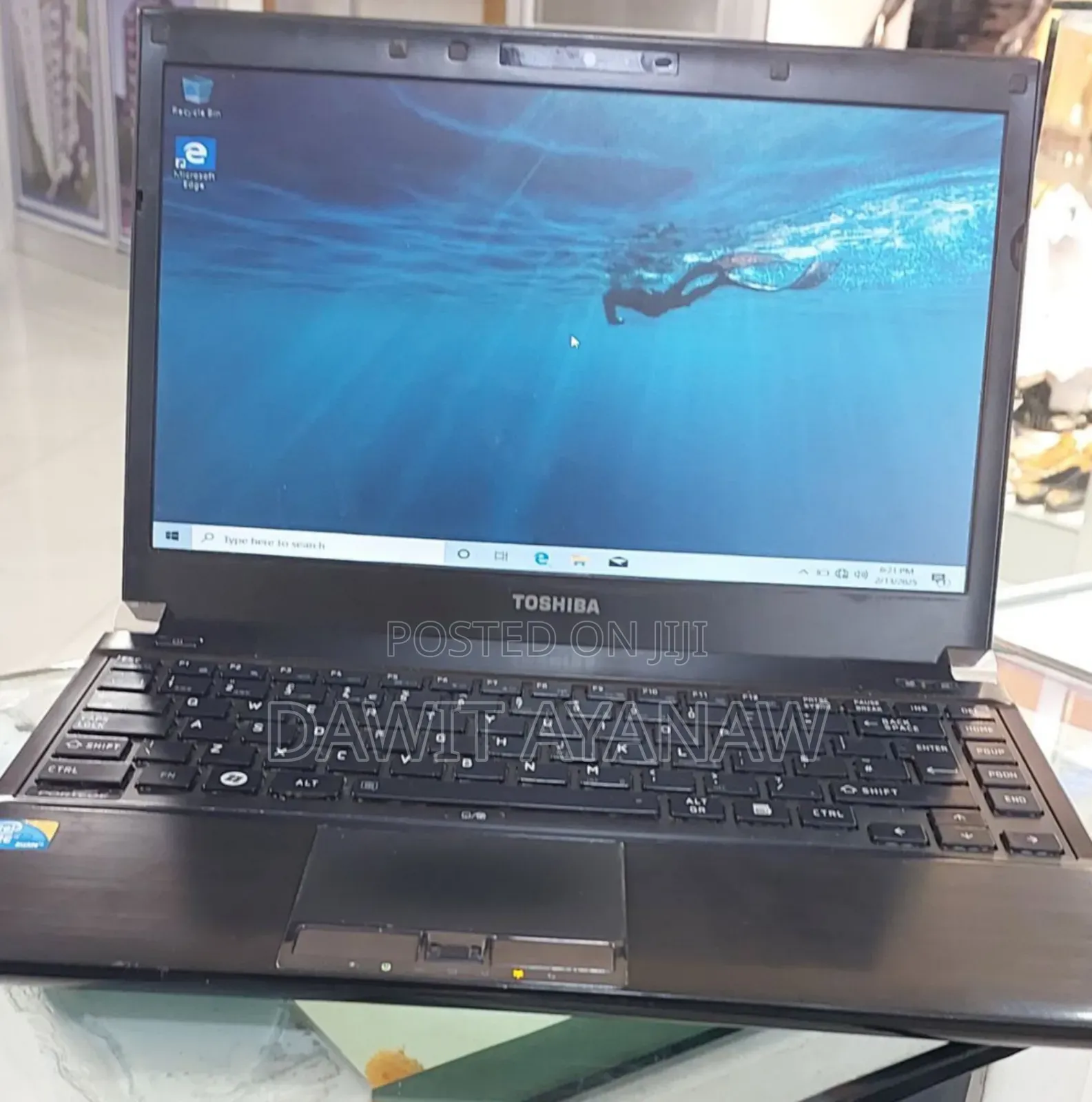 New Laptop Toshiba 8GB Intel Core I5 SSD 256GB