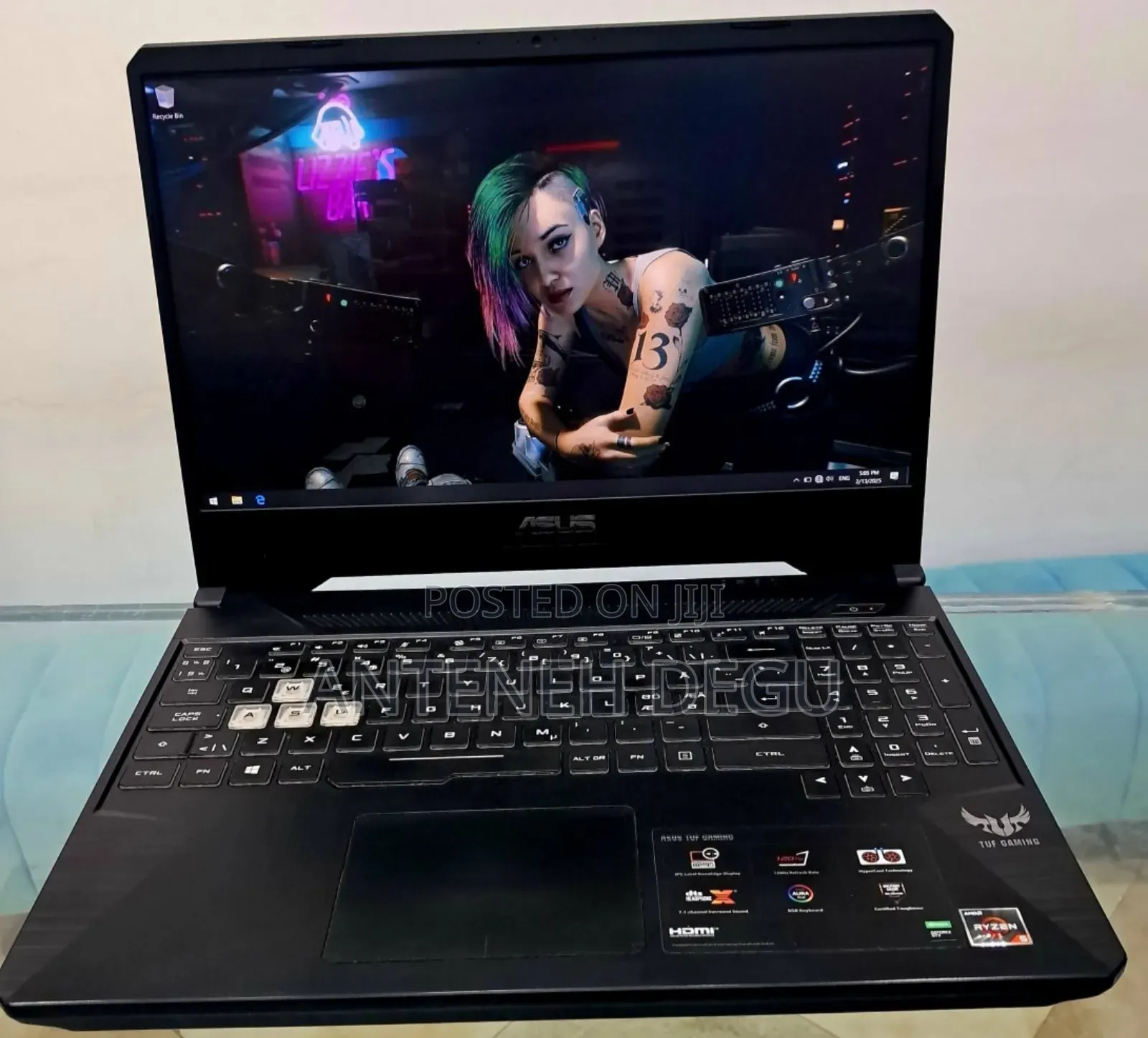 New Laptop Asus TUF Gaming A15 16GB AMD Ryzen 5 SSD 512GB