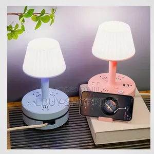 Photo - **Modern Workspace Lamp With Built-in Usb Port Power Outlet