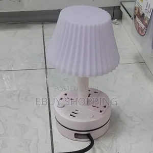 **Modern Workspace Lamp With Built-in Usb Port Power Outlet