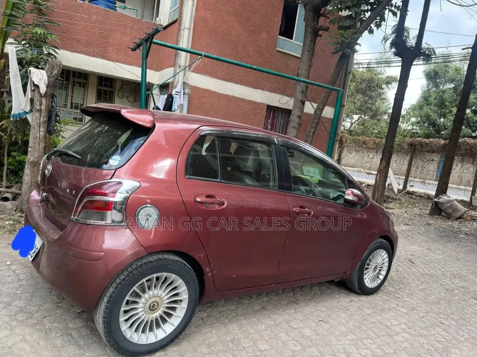 Toyota Yaris 2010 Burgundy