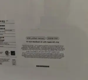 New Laptop Apple MacBook Air 2022 M2 8GB Apple M2 SSD 256GB